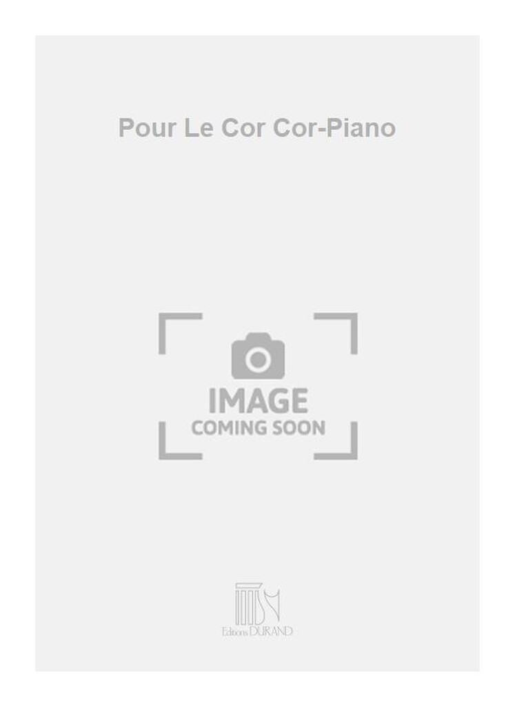 Pour Le Cor Cor-Piano